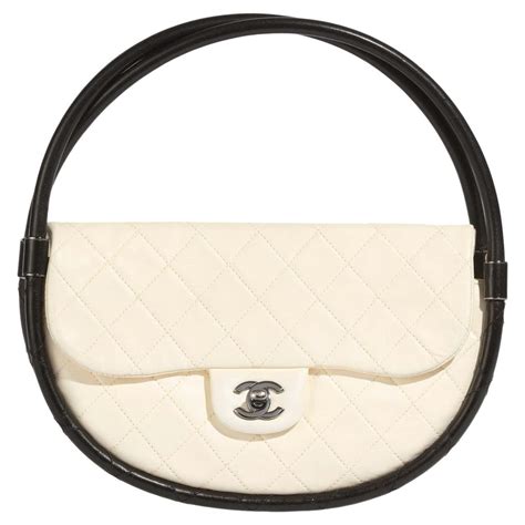 chanel hula hoop bag for sale|Chanel vintage vanity case bag.